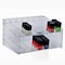 Azar Displays 2 Tier 7 Comp. Cosmetic Nail Polish Display 12"W x 8.5"D x 18.5"H 222987 - alternate 3